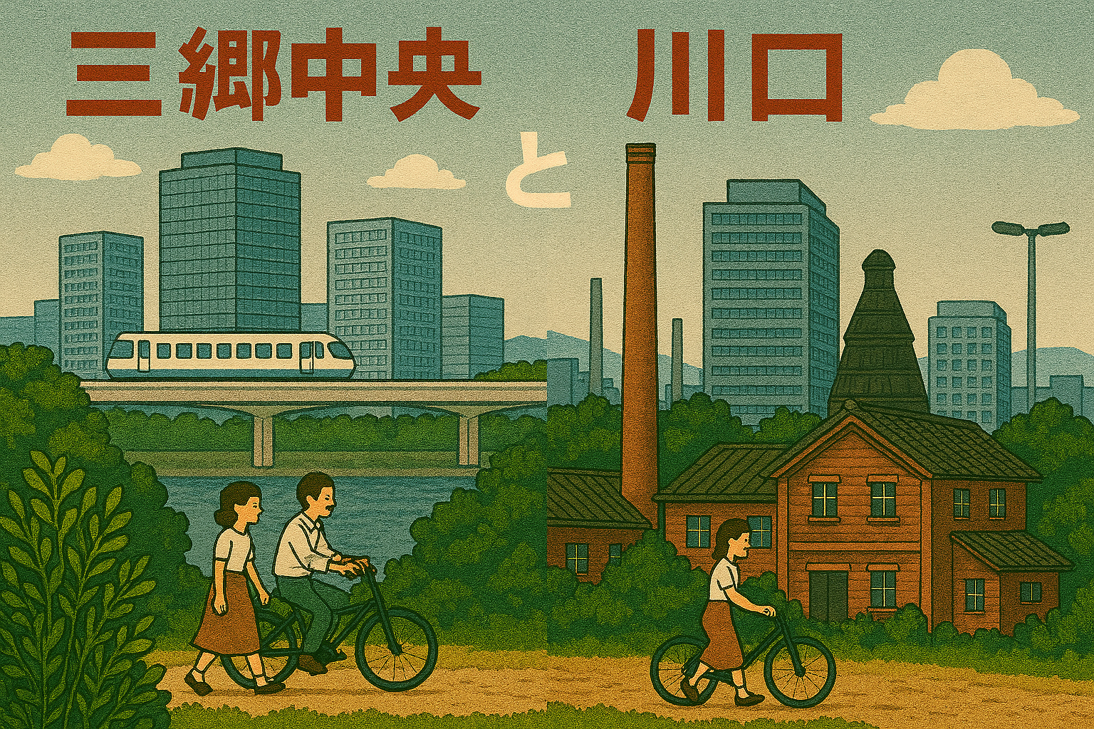 三郷中央と川口キュポラ